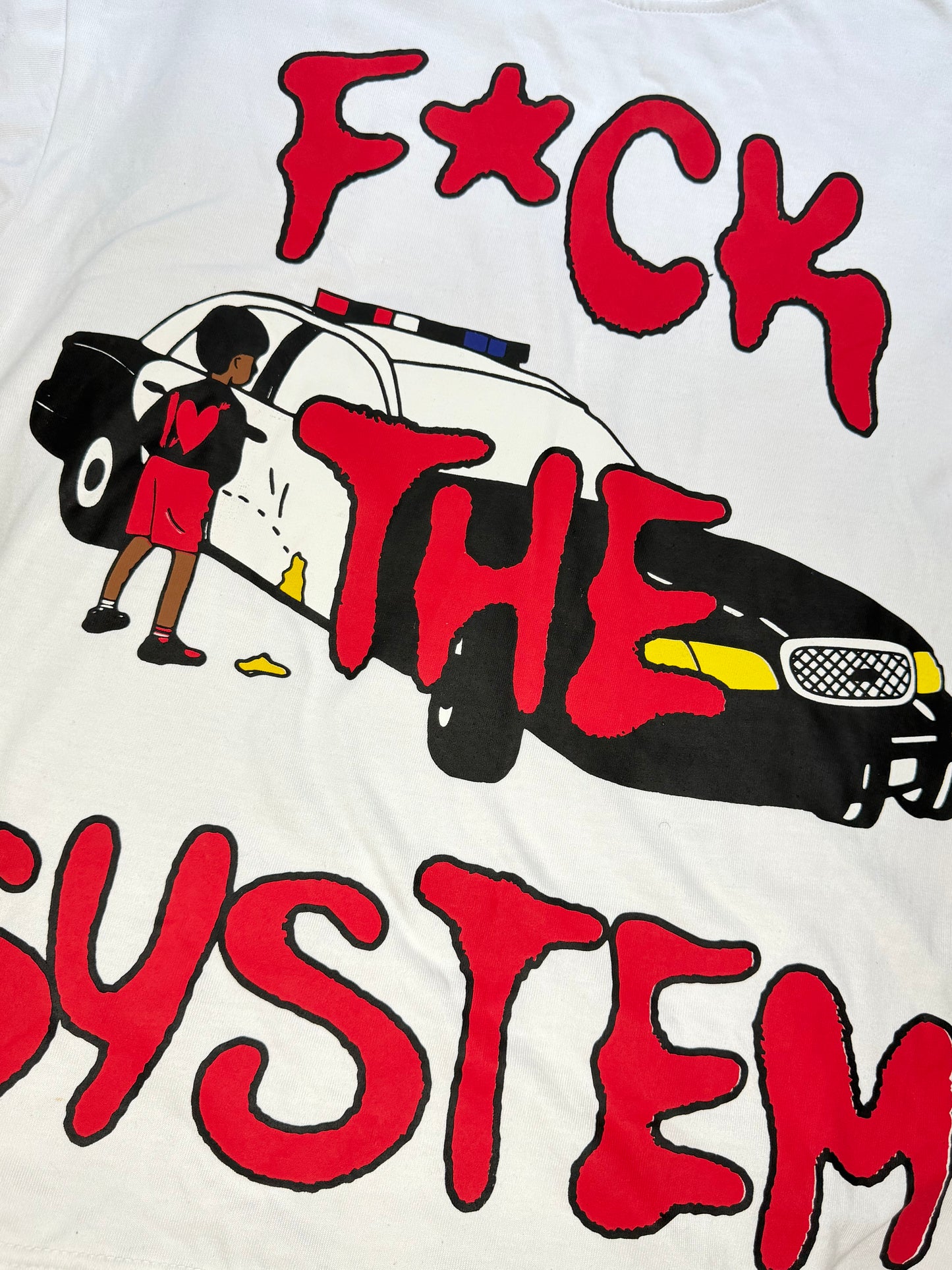 White “Geto Boy FTS” Tee