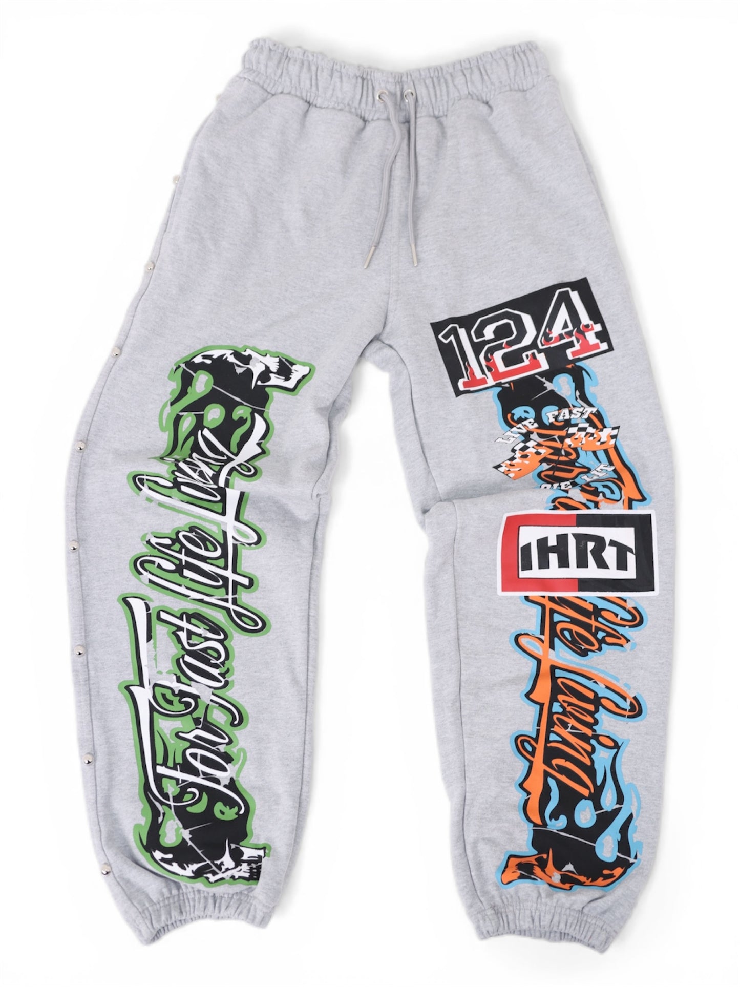 Heather Gray "Speed Kills" Sweatpants