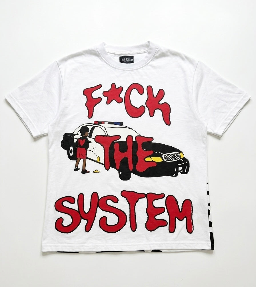 White “Geto Boy FTS” Tee