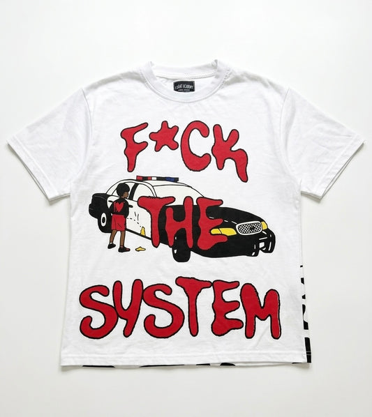 White “Geto Boy FTS” Tee