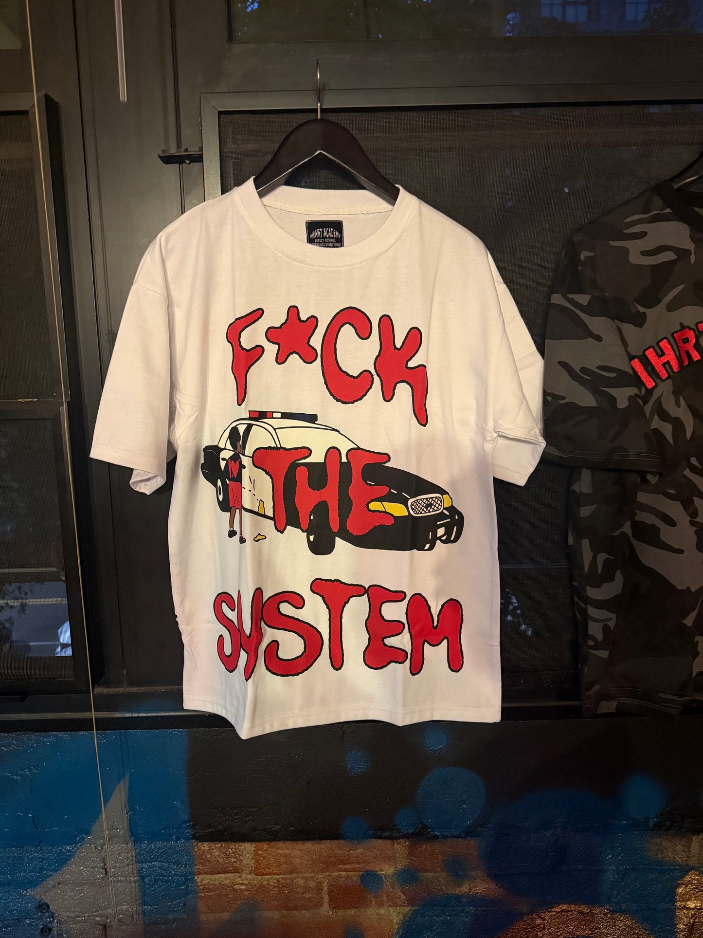 White “Geto Boy FTS” Tee
