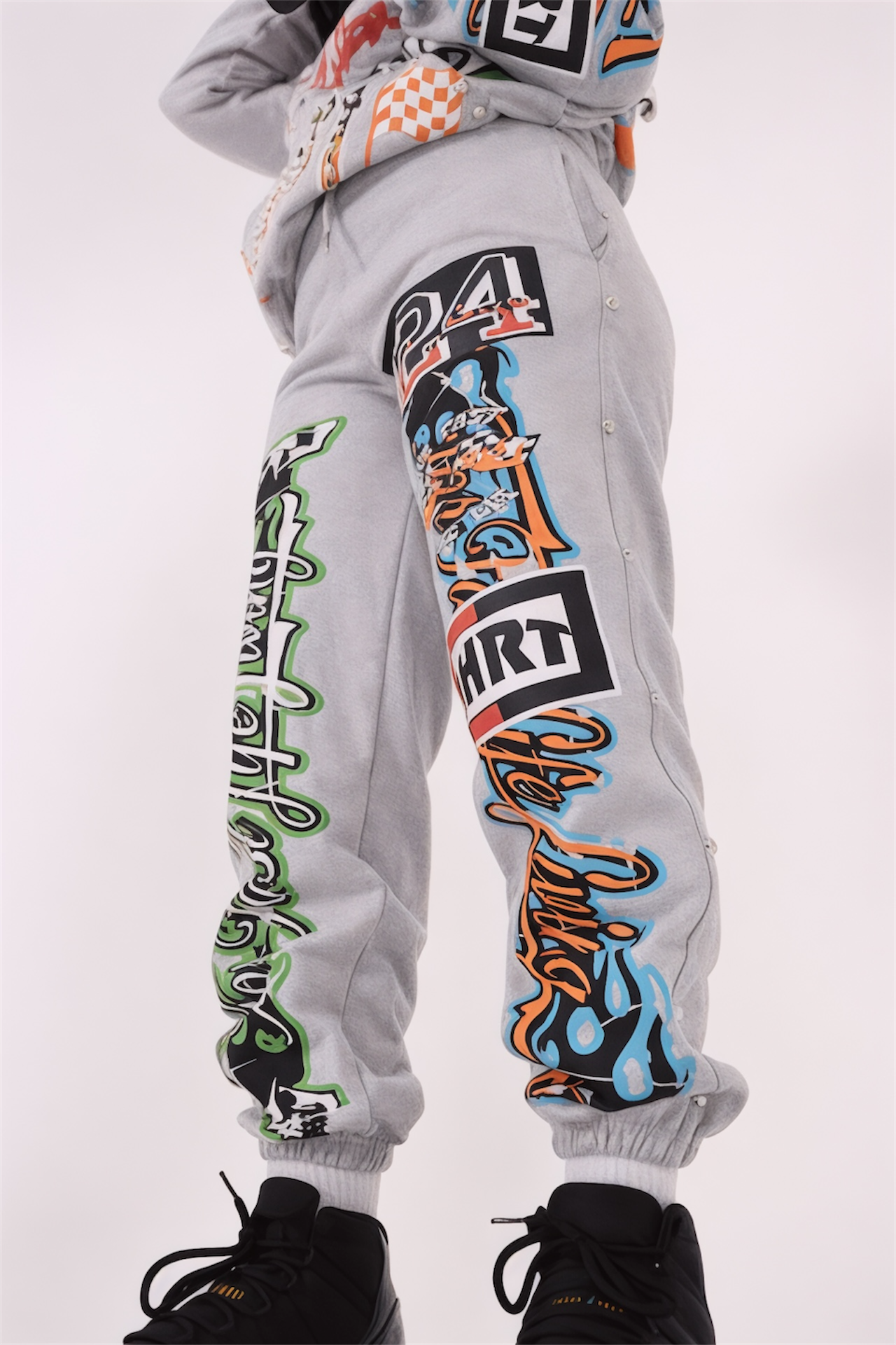 Heather Gray "Speed Kills" Sweatpants